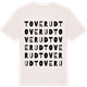 Vintage White t-shirt med Toverud ordlek t-shirt