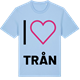 Blue Soul t-shirt med Jag älskar Trån t-shirt stort tryck