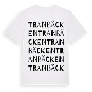 Tranbäcken ordlek t-shirt – ekologisk bomull t-shirt från Pinshirt