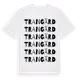 White t-shirt med Trangärd ordlek t-shirt