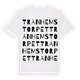 Tranhemstorpet ordlek t-shirt