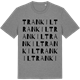 Mid Heather Gray t-shirt med Trankil ordlek t-shirt