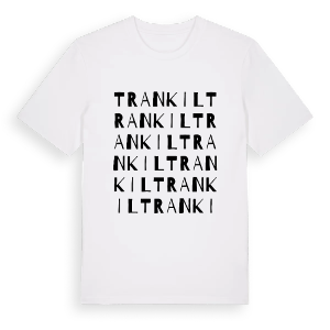 Trankil ordlek t-shirt – ekologisk bomull t-shirt från PinShirt