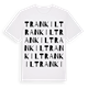 Trankil ordlek t-shirt