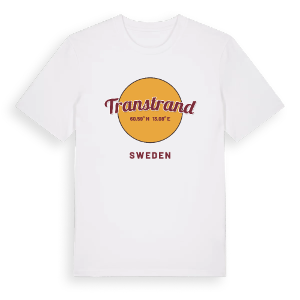 Transtrand cirkel t-shirt – ekologisk bomull t-shirt från PinShirt