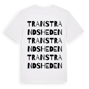 Transtrandsheden ordlek t-shirt – ekologisk bomull t-shirt från Pinshirt