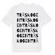 White t-shirt med Träskogen ordlek t-shirt