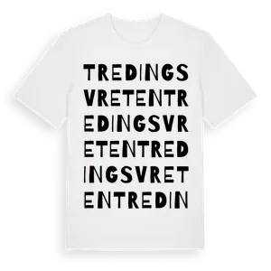 Tredingsvreten ordlek t-shirt – ekologisk bomull t-shirt från Pinshirt