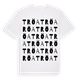 White t-shirt med Tröa ordlek t-shirt