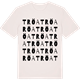 Vintage White t-shirt med Tröa ordlek t-shirt