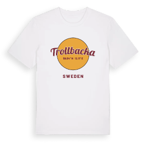 Trollbacka cirkel t-shirt – ekologisk bomull t-shirt från PinShirt