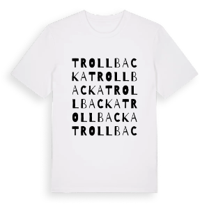 Trollbacka ordlek t-shirt – ekologisk bomull t-shirt från PinShirt
