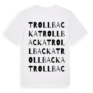 Trollbacka ordlek t-shirt – ekologisk bomull t-shirt från Pinshirt