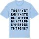 Blue Soul t-shirt med Tronbyn ordlek t-shirt