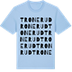 Blue Soul t-shirt med Tronerud ordlek t-shirt