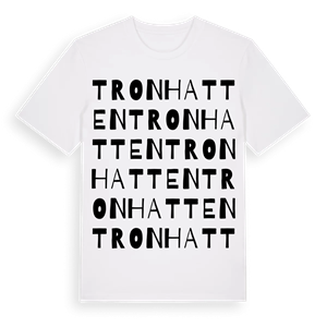 Tronhatten ordlek t-shirt – ekologisk bomull t-shirt från PinShirt