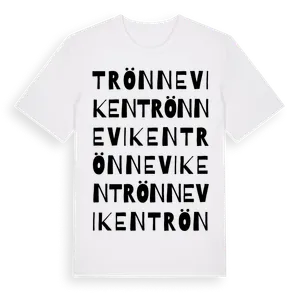 Trönneviken ordlek t-shirt – ekologisk bomull t-shirt från Pinshirt
