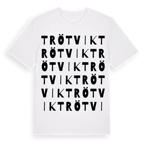 Trötvik ordlek t-shirt – ekologisk bomull t-shirt från Pinshirt