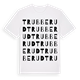 Trubberud ordlek t-shirt