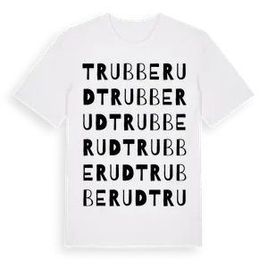 Trubberud ordlek t-shirt – ekologisk bomull t-shirt från Pinshirt