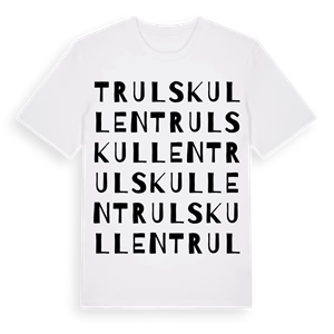Trulskullen ordlek t-shirt – ekologisk bomull t-shirt från PinShirt