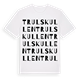 Trulskullen ordlek t-shirt