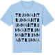 Blue Soul t-shirt med Trumman ordlek t-shirt