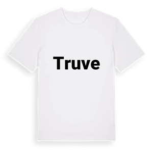 Truve fetstil t-shirt – ekologisk bomull t-shirt från PinShirt