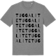 Mid Heather Gray t-shirt med Tuggalite ordlek t-shirt