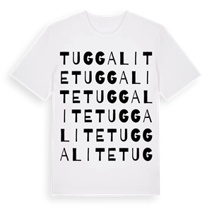 Tuggalite ordlek t-shirt – ekologisk bomull t-shirt från PinShirt