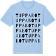 Blue Soul t-shirt med Tuppabo ordlek t-shirt