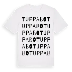 Tuppabo ordlek t-shirt – ekologisk bomull t-shirt från Pinshirt