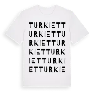 Turkiet ordlek t-shirt – ekologisk bomull t-shirt från Pinshirt