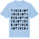Blue Soul t-shirt med Tuverud ordlek t-shirt