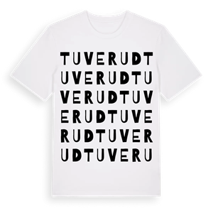 Tuverud ordlek t-shirt – ekologisk bomull t-shirt från PinShirt