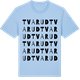 Blue Soul t-shirt med Tvarud ordlek t-shirt