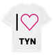 Jag älskar Tyn t-shirt stort tryck