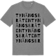 Mid Heather Gray t-shirt med Tynängsbråten ordlek t-shirt