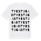 Tyrstugan ordlek t-shirt