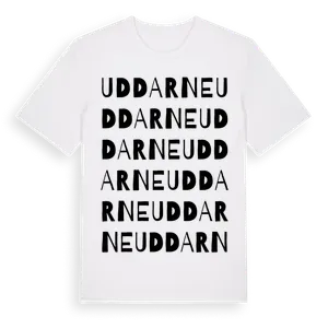 Uddarne ordlek t-shirt – ekologisk bomull t-shirt från Pinshirt