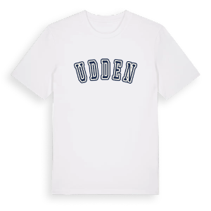 Udden college t-shirt – ekologisk bomull t-shirt från PinShirt