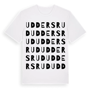 Uddersrud ordlek t-shirt – ekologisk bomull t-shirt från Pinshirt