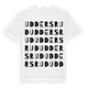 Uddersrud ordlek t-shirt