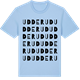 Blue Soul t-shirt med Udderud ordlek t-shirt