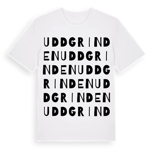 Uddgrinden ordlek t-shirt – ekologisk bomull t-shirt från PinShirt