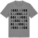 Mid Heather Gray t-shirt med Uggla ordlek t-shirt