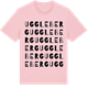 Pink Cotton t-shirt med Uggleberg ordlek t-shirt