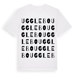 Ugglebo ordlek t-shirt – ekologisk bomull t-shirt från PinShirt
