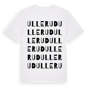 Ullerud ordlek t-shirt – ekologisk bomull t-shirt från Pinshirt