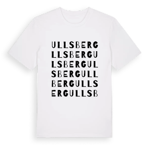 Ullsberg ordlek t-shirt – ekologisk bomull t-shirt från PinShirt